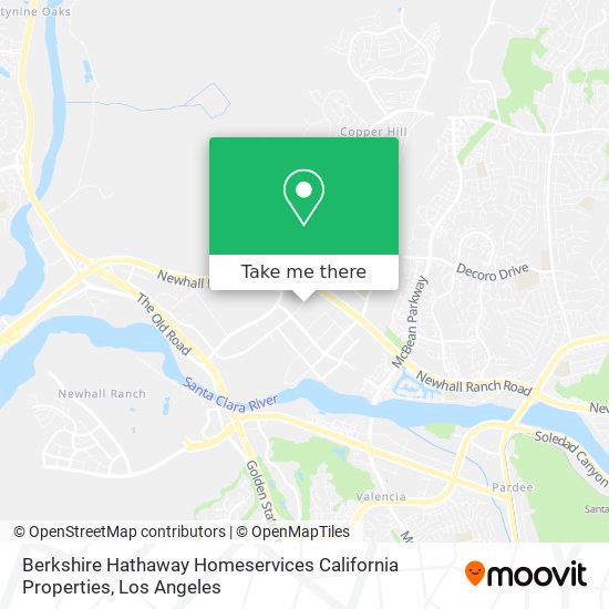 Berkshire Hathaway Homeservices California Properties map