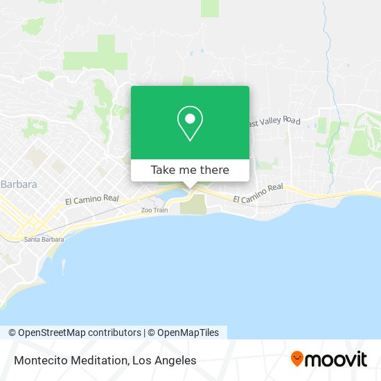 Montecito Meditation map