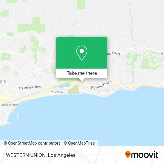 WESTERN UNION map
