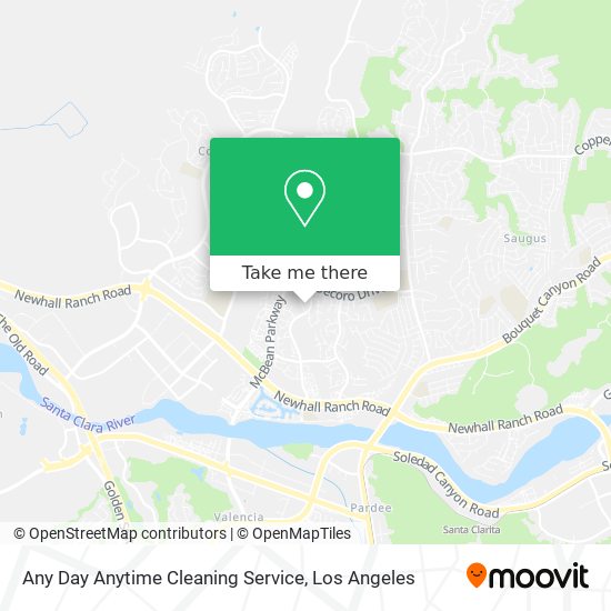 Any Day Anytime Cleaning Service map