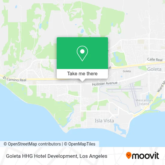 Goleta HHG Hotel Development map