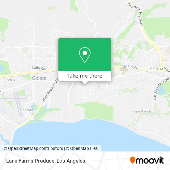 Lane Farms Produce map