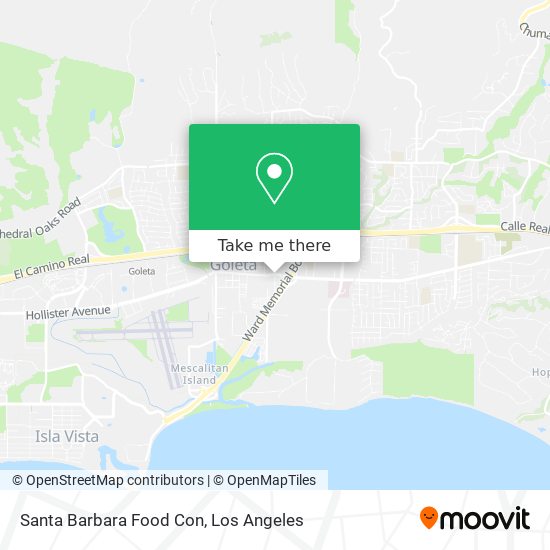 Santa Barbara Food Con map
