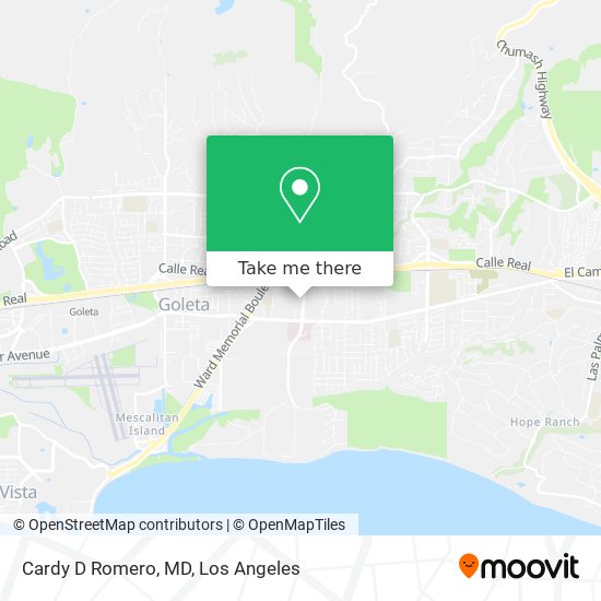 Mapa de Cardy D Romero, MD