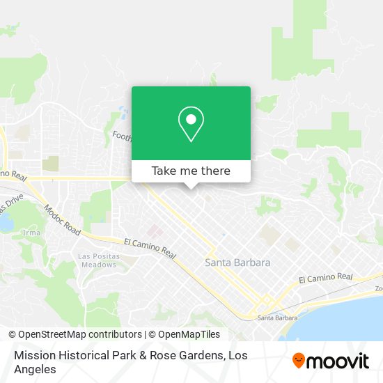 Mission Historical Park & Rose Gardens map