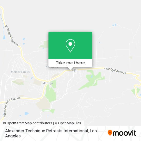 Mapa de Alexander Technique Retreats International