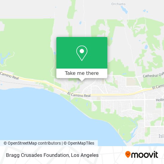 Bragg Crusades Foundation map