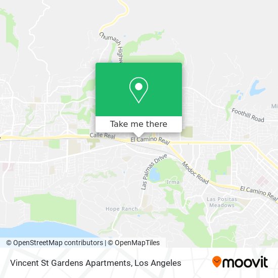 Mapa de Vincent St Gardens Apartments