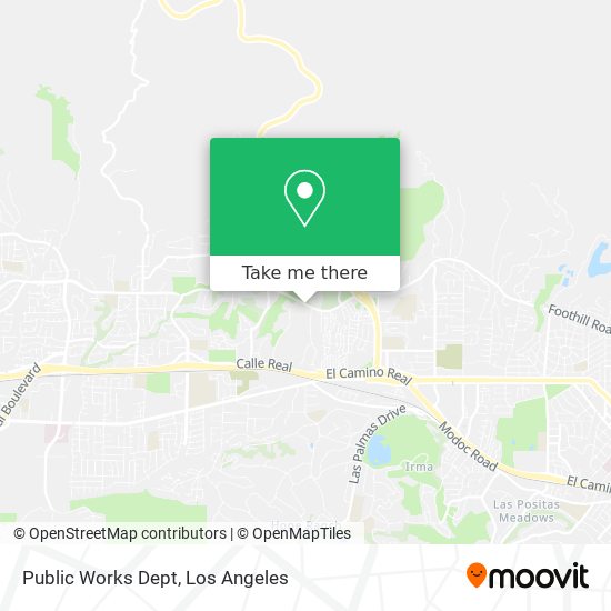 Mapa de Public Works Dept