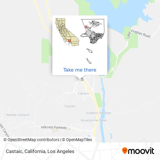 Castaic, California map