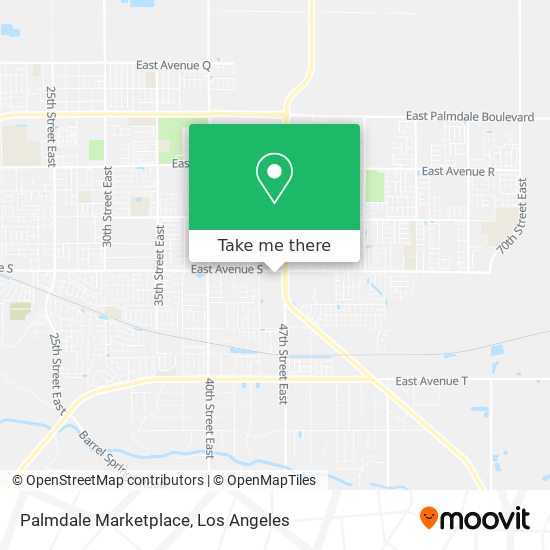 Palmdale Marketplace map