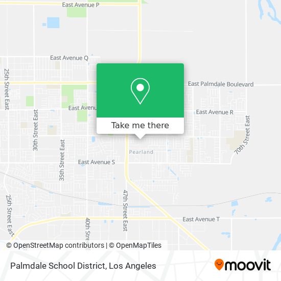 Palmdale School District map