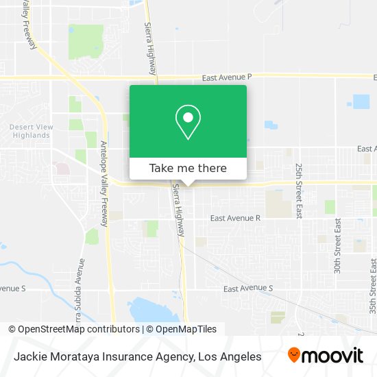 Jackie Morataya Insurance Agency map