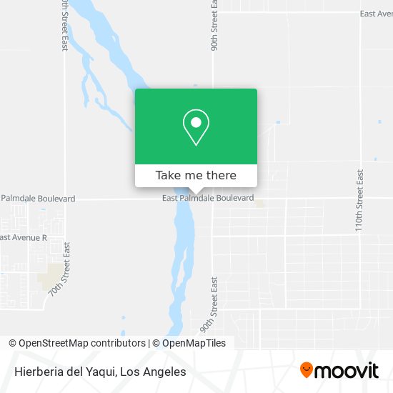 Hierberia del Yaqui map