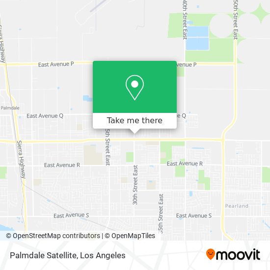 Palmdale Satellite map