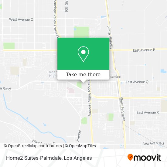 Mapa de Home2 Suites-Palmdale