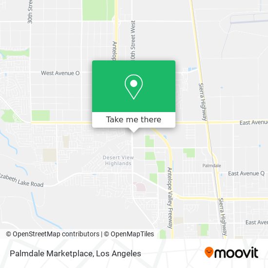 Palmdale Marketplace map