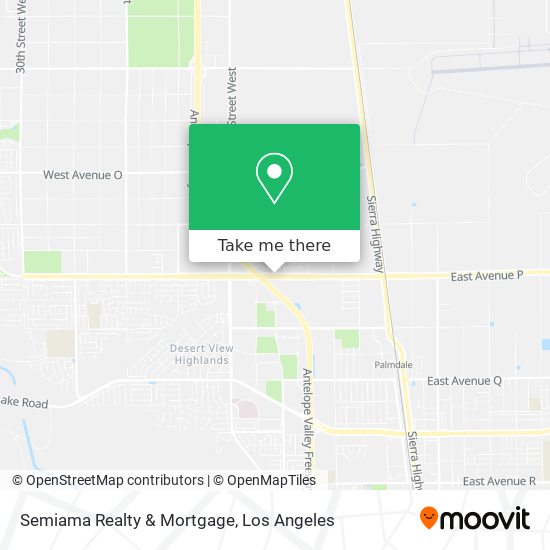 Semiama Realty & Mortgage map