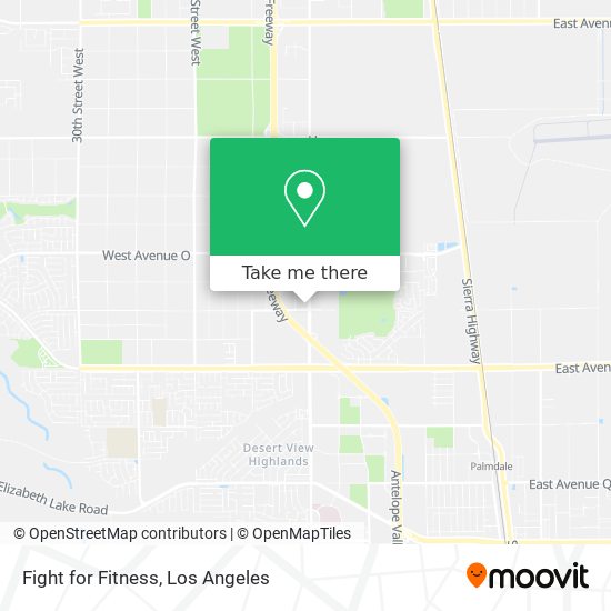 Fight for Fitness map