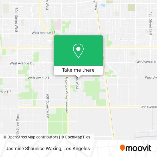 Jasmine Shaunice Waxing map