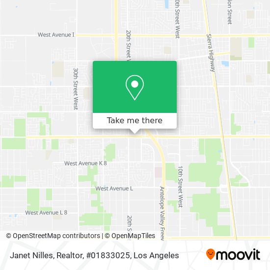 Janet Nilles, Realtor, #01833025 map