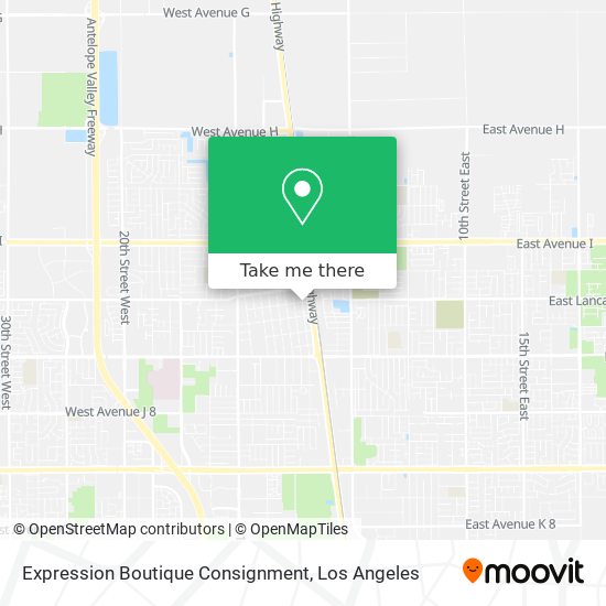 Expression Boutique Consignment map