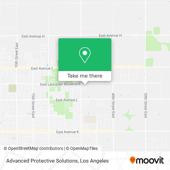 Advanced Protective Solutions map