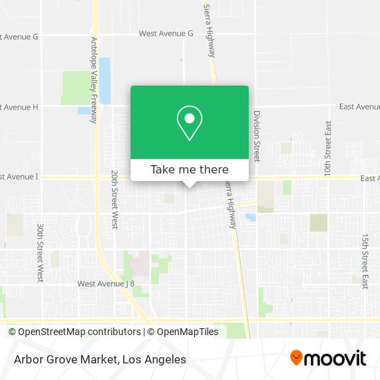 Arbor Grove Market map