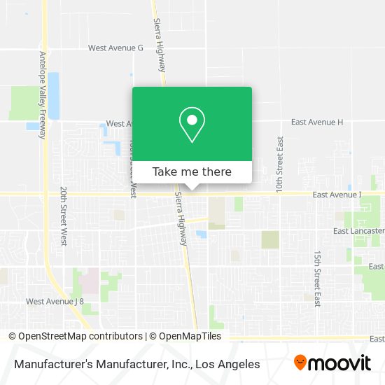 Mapa de Manufacturer's Manufacturer, Inc.