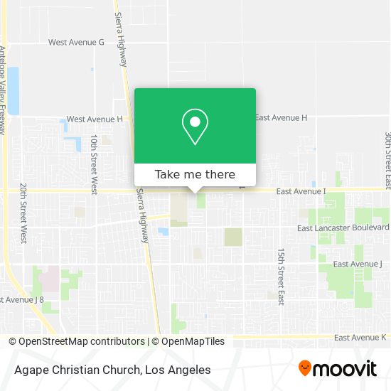 Mapa de Agape Christian Church