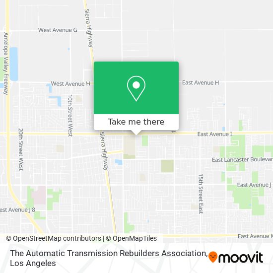 Mapa de The Automatic Transmission Rebuilders Association