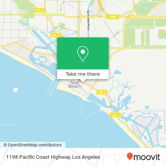 1198 Pacific Coast Highway map