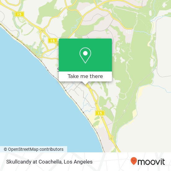 Skullcandy at Coachella map