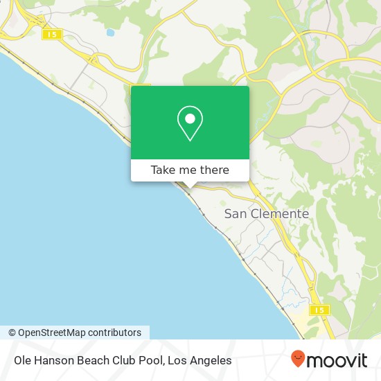 Ole Hanson Beach Club Pool map