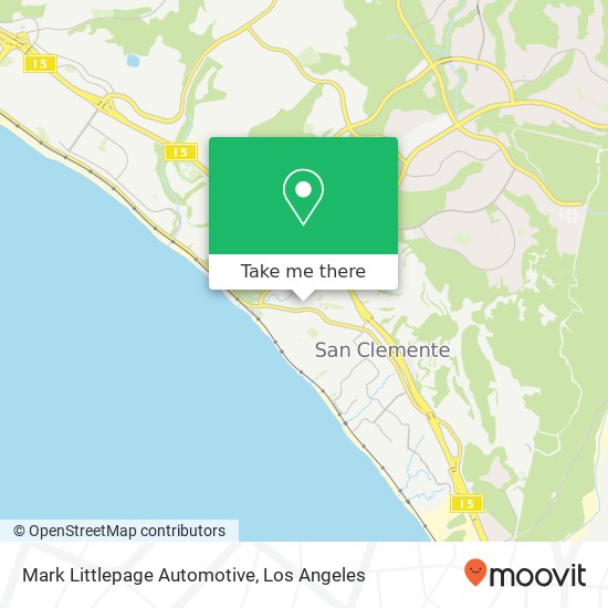 Mapa de Mark Littlepage Automotive