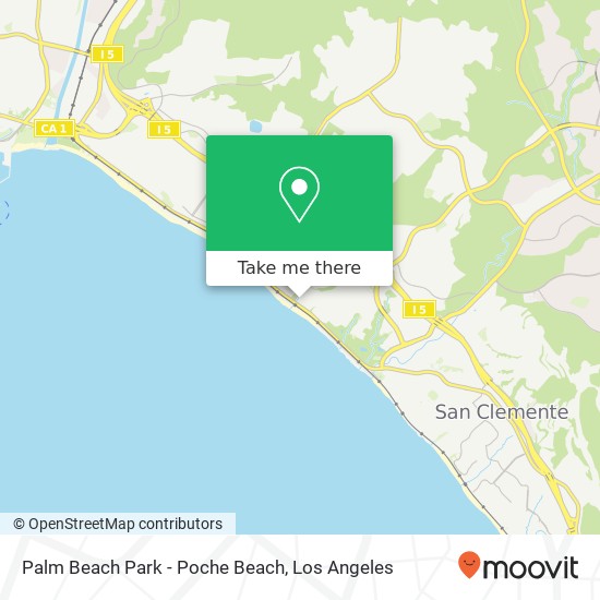 Mapa de Palm Beach Park - Poche Beach