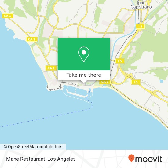 Mahe Restaurant map