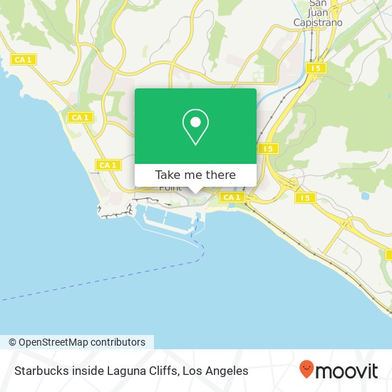 Mapa de Starbucks inside Laguna Cliffs