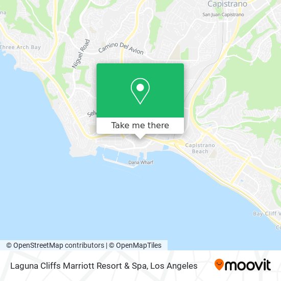 Laguna Cliffs Marriott Resort & Spa map