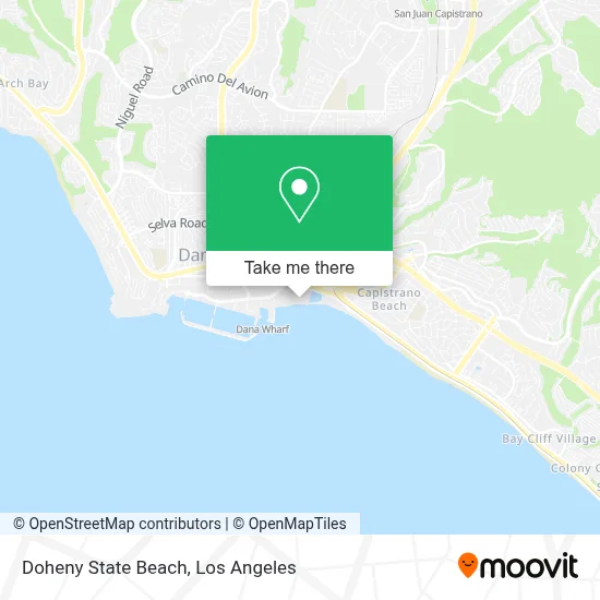 Doheny State Beach map