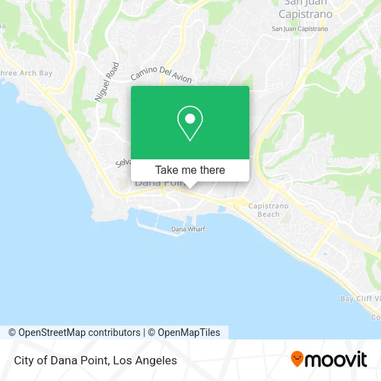City of Dana Point map