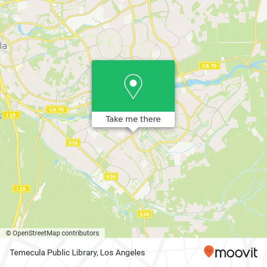 Mapa de Temecula Public Library