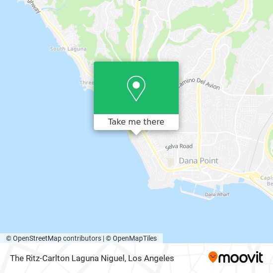 Mapa de The Ritz-Carlton Laguna Niguel