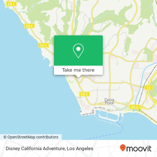 Disney California Adventure map