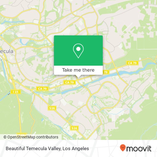 Mapa de Beautiful Temecula Valley