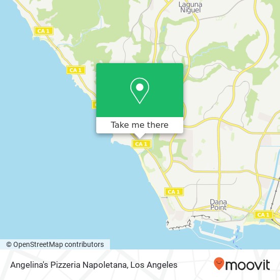 Angelina's Pizzeria Napoletana map