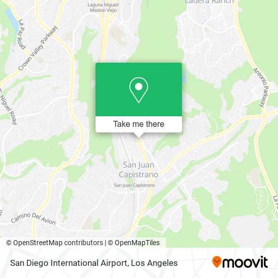 San Diego International Airport map