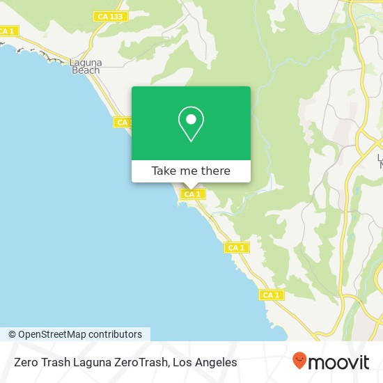 Zero Trash Laguna ZeroTrash map