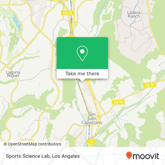 Sports Science Lab map