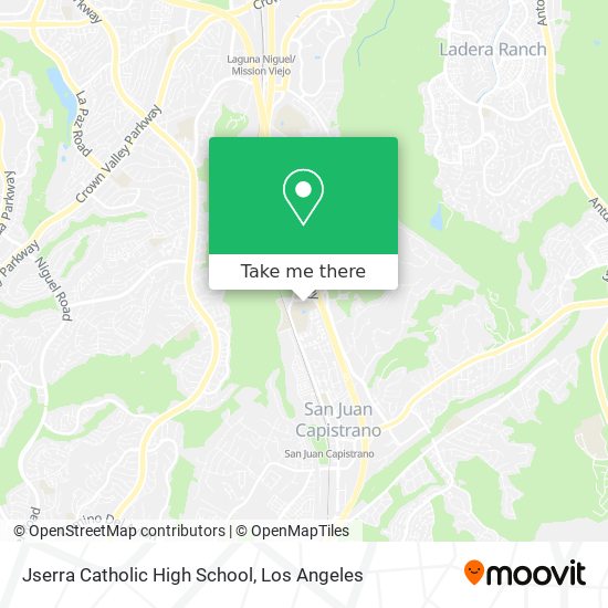 Jserra Catholic High School map